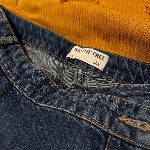 We the Free Wynne Denim Skirr - Picture 3 of 4